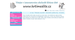 Desktop Screenshot of krtimedite.cz